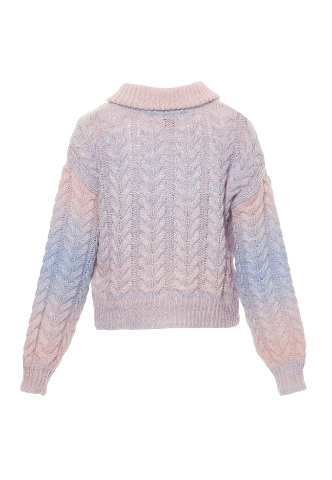 Mymo Vest Dames blauw roze
