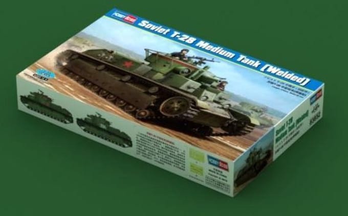 Sovjet Medium T-28 Tank gelast - Hobbyboss 83852 - Militaire voertuigen