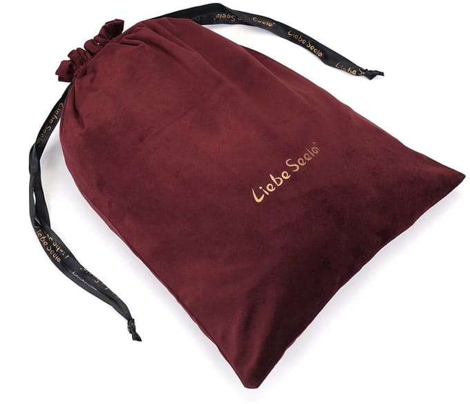 Liebe Seele - Wine Red Fluwelen Storage Bag - Opbergtas - Langwerpig