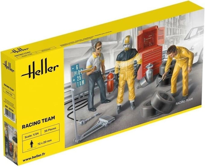 Heller Modelbouwpakket Militaire voertuigen - 82750 Racing Team Figuren en Accessoires Plastic - 1:24 - Modelbouw