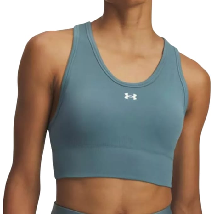Under Armour Vanish Seamless Mid Sport-bh Dames Blauw K587