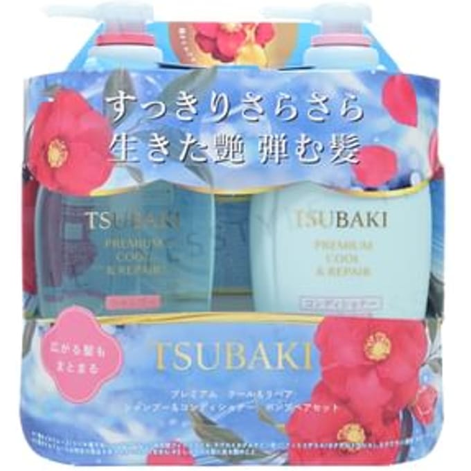 Shiseido - Tsubaki Premium Cool & Repair Shampoo & Conditioner Set 450ml x 2