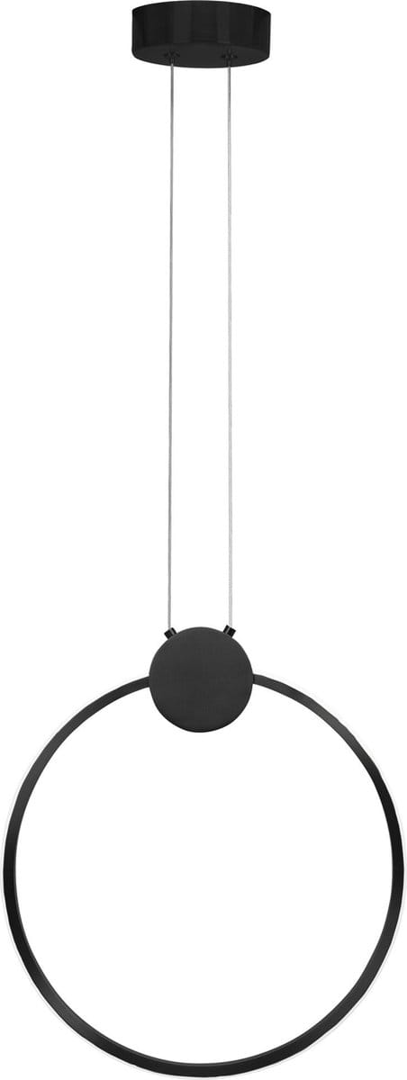 Toolight App1392-Cp Hanglamp Zwart 31X2,7X33Cm