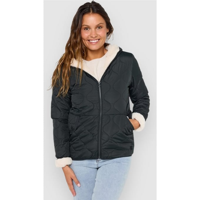 Rip Curl Anoeta Classic Quilted Jas zwart