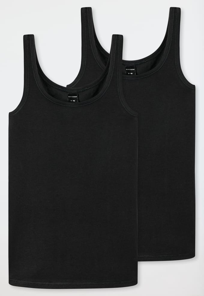 Tops, set van 2, zwart - 95/5 152