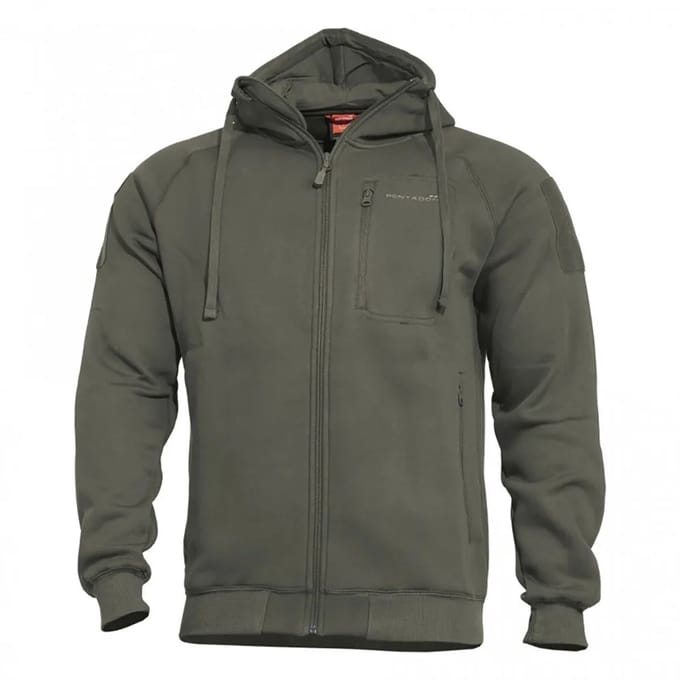 Pentagon Leonidas 2.0 Tactical Sweatshirt Met Rits Groen XL Man