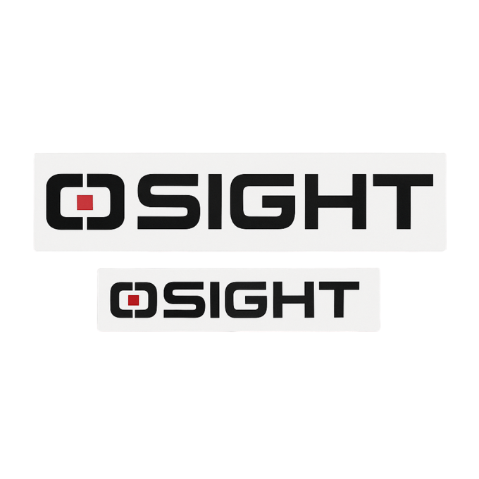 Olight osight logo sticker set 2 stuks