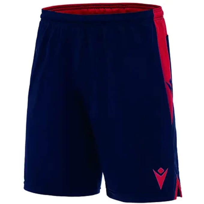 Macron Tempel Short Kinderen - Marine / Rood | Maat: 164