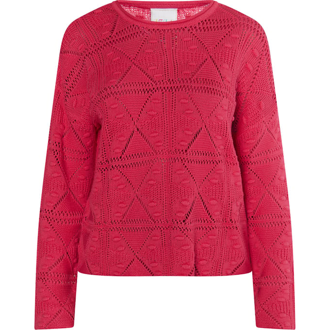 IZIA Gebreide trui Dames roze