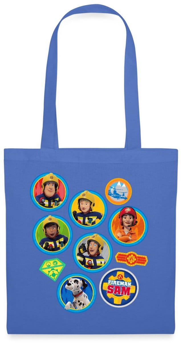 Brandweerman Sam™ Brandweer Team Embleem Ontwerp Tas Van Stof Schoudertas