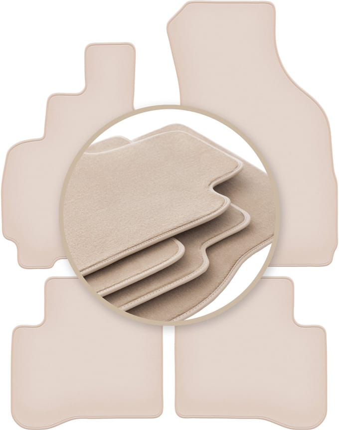 PREMIUM beige matten voor: Hyundai Atos hatchback 1997-2008