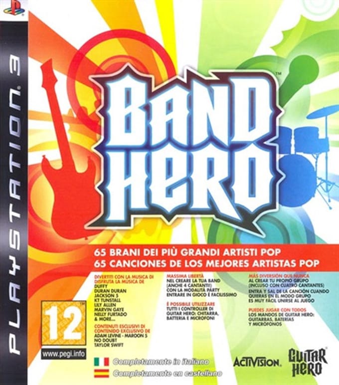Activision Blizzard Band Hero Software Ps3, PlayStation 3