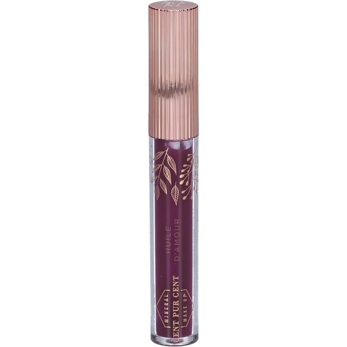 Cent Pur Cent Lip Oil Huile d'Amour Plum - Voedend - Beschermend - Glossy finish