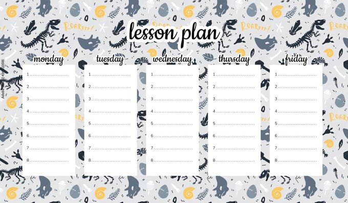 Wallvy - Magnetische Lesplan - 45x26cm - Personaliseerbaar - Toepasbaar op koelkast