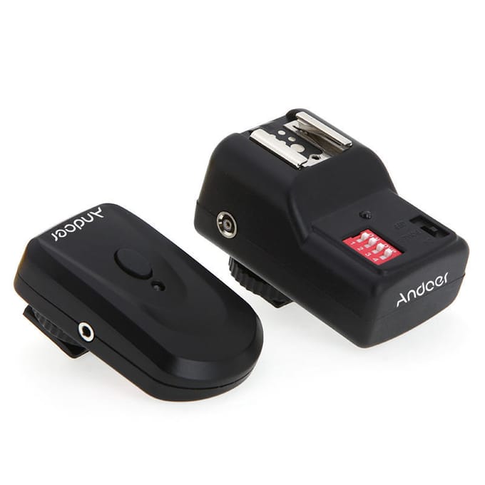 16 kanalen radio draadloze afstandsbediening Speedlite flitstrigger universeel zwart