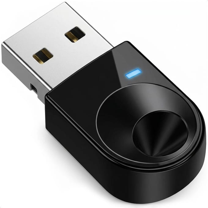Skoov Bluetooth Adapter voor USB - Laptop & PC - Voor muis, koptelefoon, keyboard, speaker etc - Dongle - Stick - Plug - Zender - Receiver - Accessoires