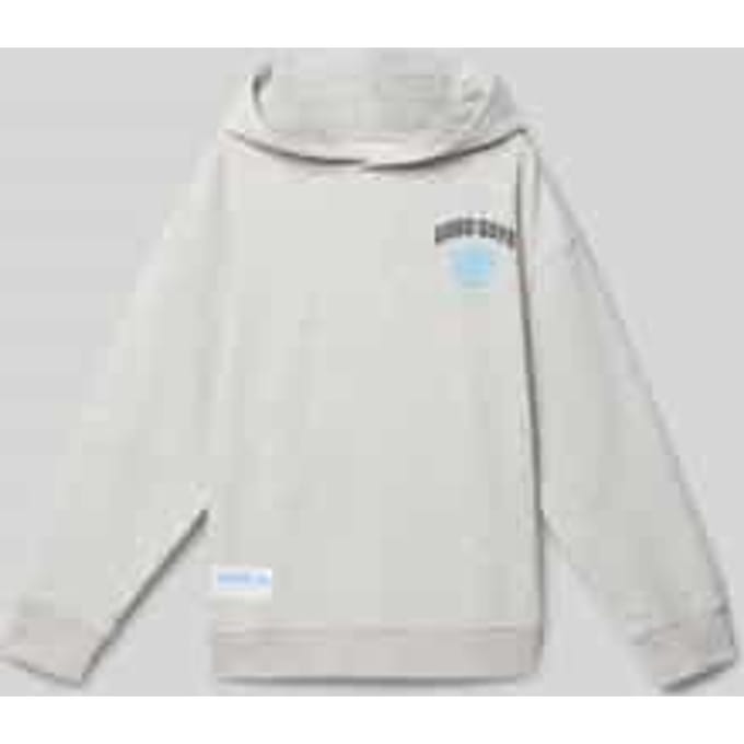 Hoodie met labelprint