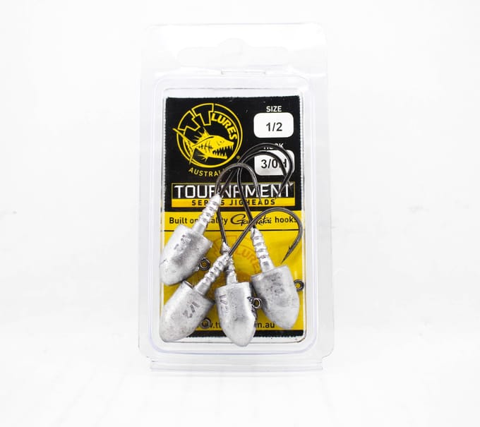 Tackle Tactics TT Tournament Jig Head 1/2 oz 3/0H 4/pak (8010)