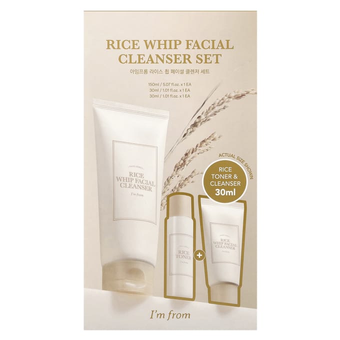 I'm from - Rice Whip Facial Cleanser Set - Gezichtsreiniger