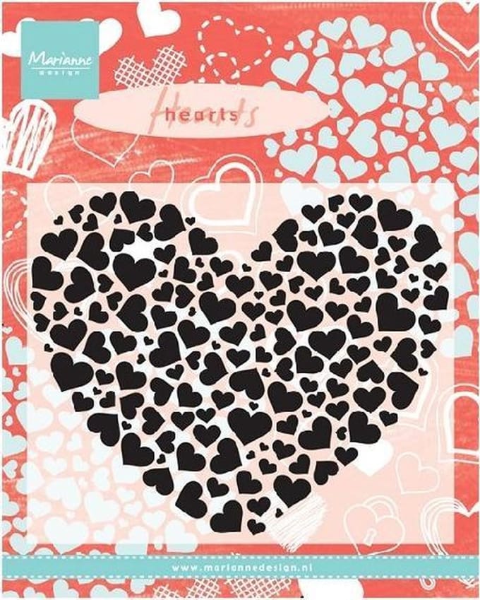 Marianne Design - Clearstamp - Heart XL - CS0951