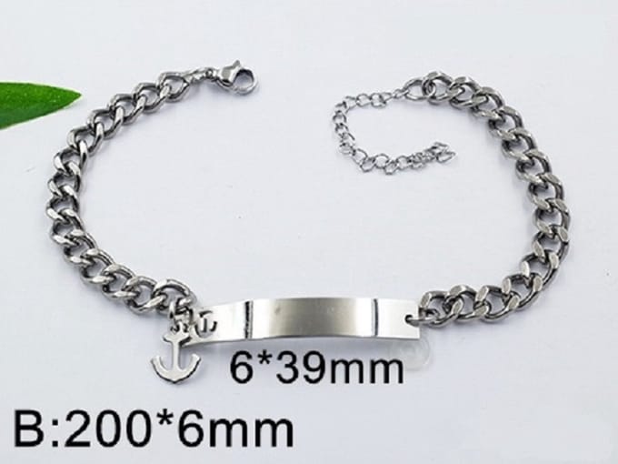 Armband rvs 4526 - GRATIS graveren met naam-(Lees beschrijving aub)