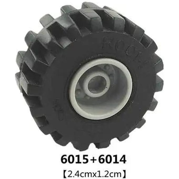 MOC High-Tech Wielnaaf met Band DO-IT-YOURSELF Blokjes Auto Vrachtwagen 44309 70695 15413 Bouw Constructie Blokken Compatibel Motorfiets Race gray
