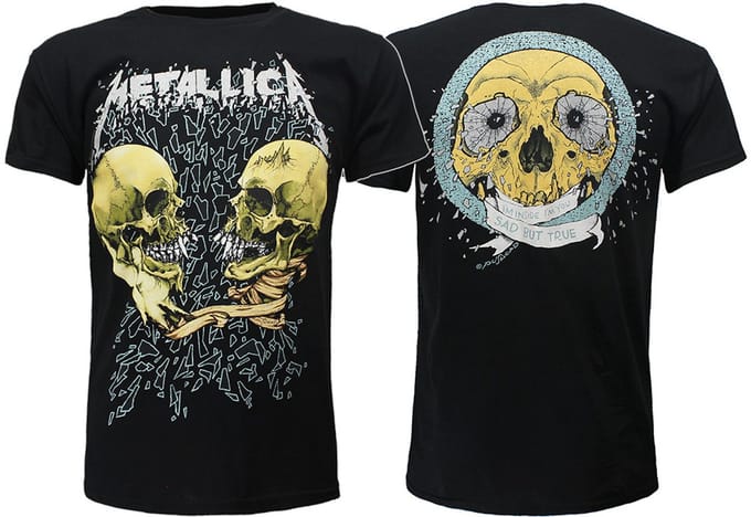 Metallica Sad But True T-Shirt - Officiële Merchandise - XL
