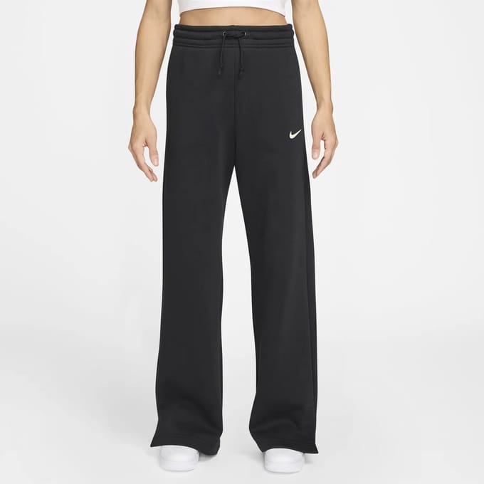 NIKE - sportswear phoenix fleece wome - Sport pantalon dames - Zwart, wit