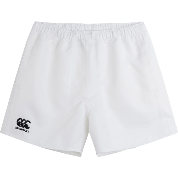 Canterbury Heren Professional Polyester korte broek (Wit)