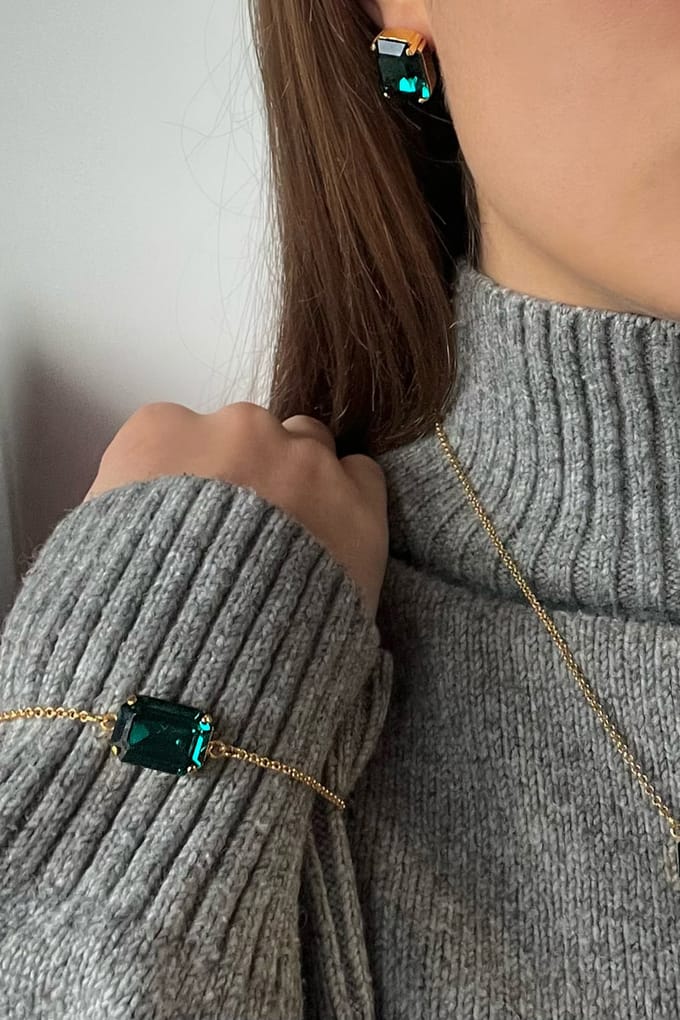 OTAZU Lady Di Bracelet Green Taglia: OS | Braccialetti Outlet | Donna | Verde