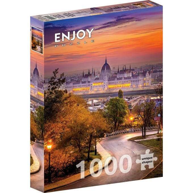 Enjoy Puzzel 1000 Stukken Boedapest Hongaars Parlement