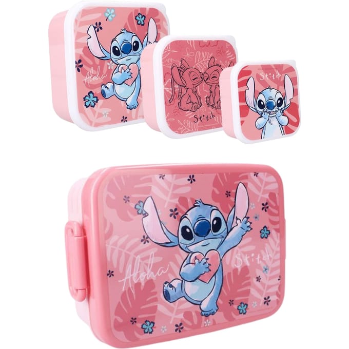 Lilo & Stitch lunchset; lunchbox en snackbox