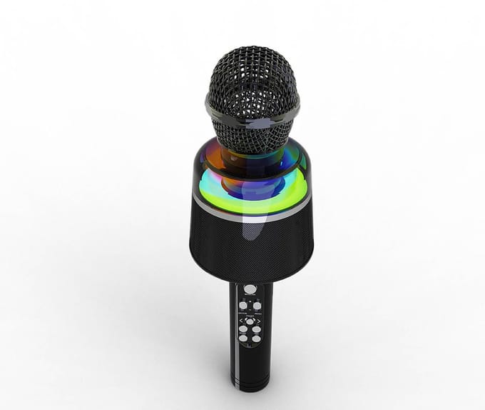 Gembird Draadloze Karaoke Microfoon - Zwart - Universeel Geschikt - Plug & Play