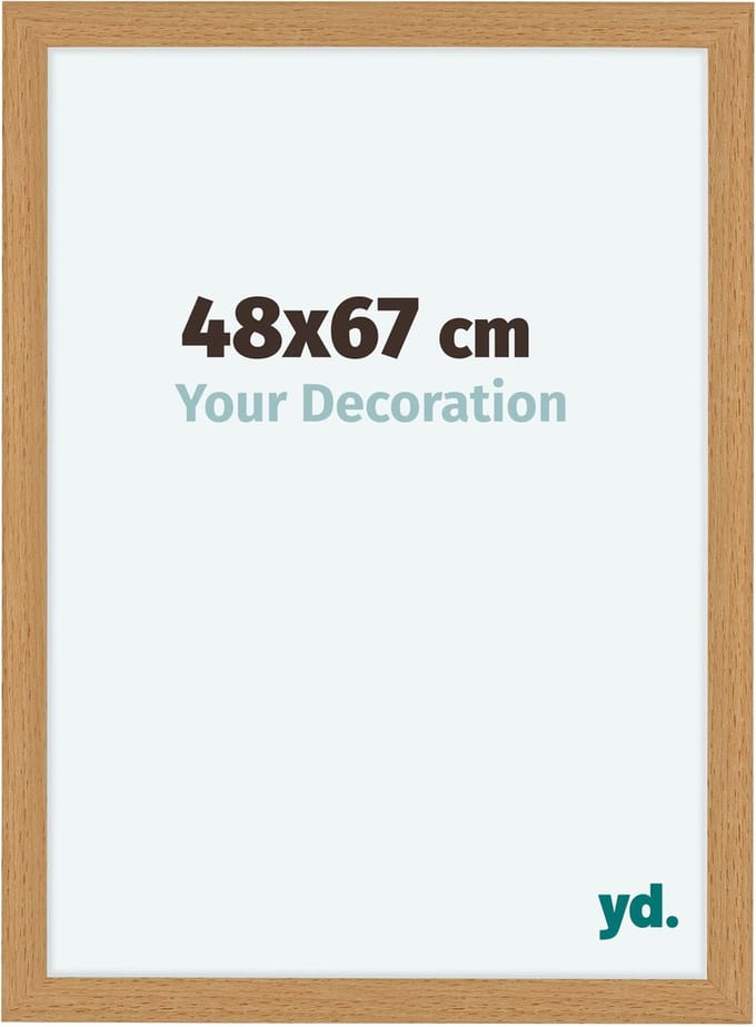 Your Decoration - Fotolijst 48x67 cm - MDF - Beuken - Como