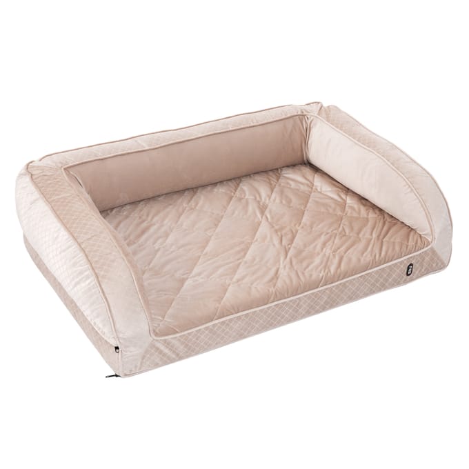 TIAKI Wellness knuffelbank beige, L100xB65xH30 hond