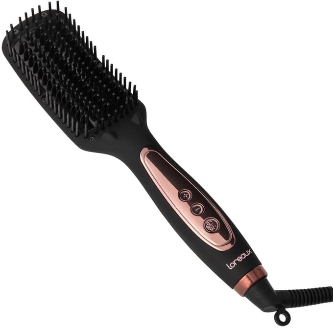Loreaux Glidebrush Curve - Stijlborstel - Straight brush - Heated brush - Warmteborstel
