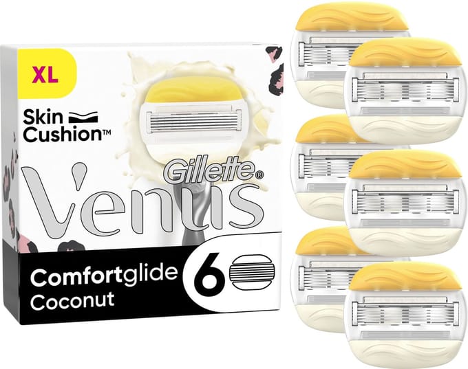 Gillette Venus Scheermesjes Comfortglide Coconut - 6 Navulmesjes