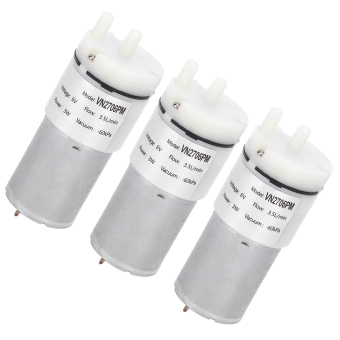 3 Stuks Micro Waterpomp Mini Onderdompelbare Motor Aquarium Lucht Accessoires DC6V VN2706PM