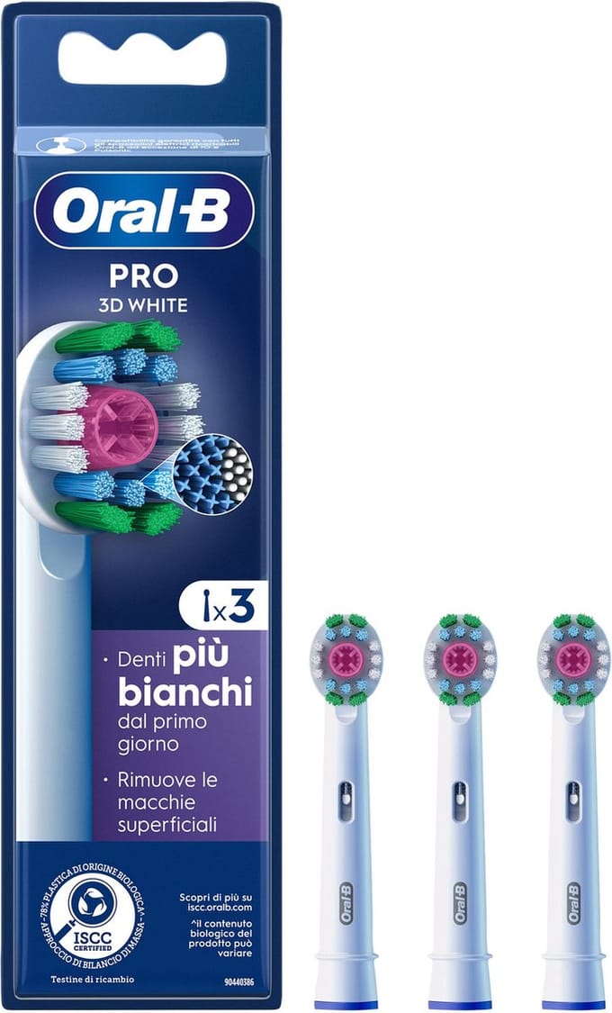 Oral-B Pro 3D White 3 stuk(s) Wit