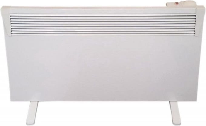 Verplaatsbare convector 500 Watt met thermostaat en voetsteunen