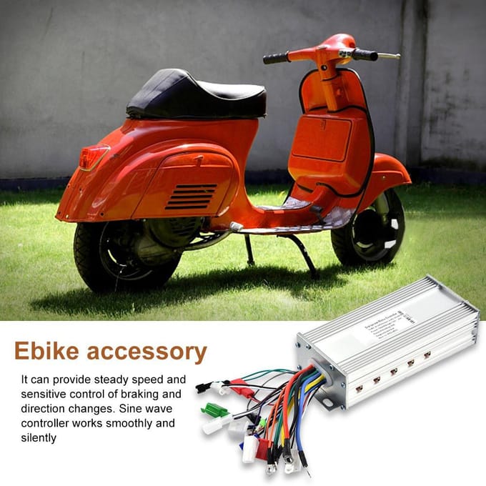 36V 48V 1000W Borstelloze Motor Sinusgolf Controller voor Elektrische Fiets Scooter white