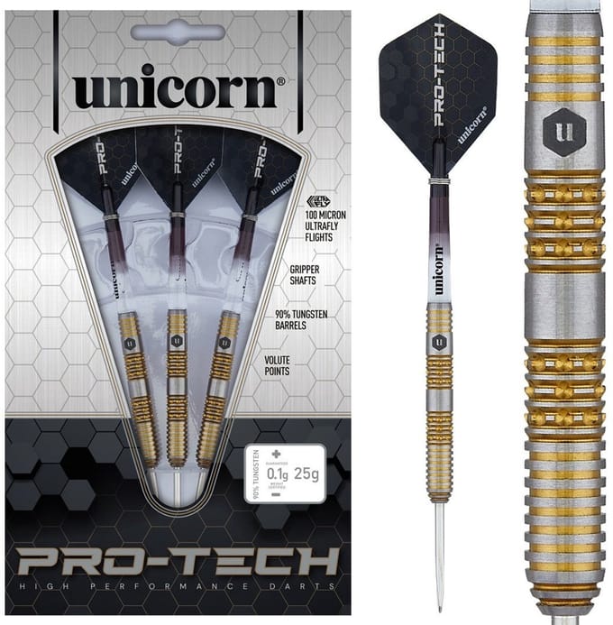 Unicorn Pro-Tech 6 90% - Dartpijlen 27 Gram