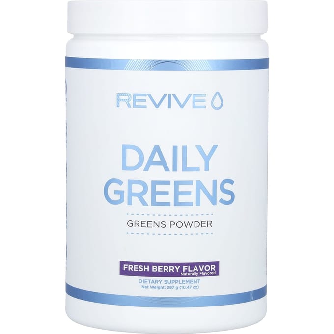 Revive, Daily Greens, Fresh Berry, 10,47 oz (297 gram)