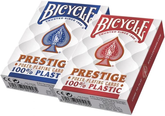 Bicycle Prestige plastic pokerkaarten - 1 pakje