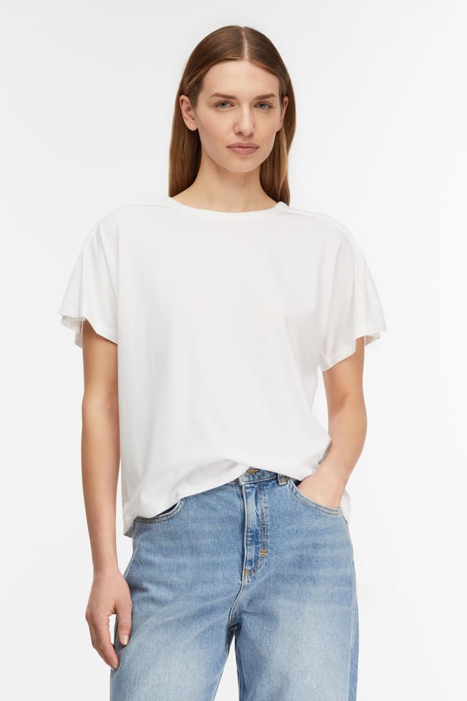 Comma  T-shirts White Taglia: 40 | Maglie Sportivi Outlet | Donna | Bianco