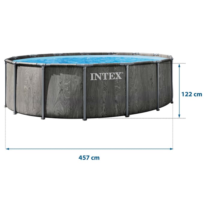 Intex Prism Frame™ Serie - Opzetzwembad - 457 x 122 cm - 12w1 - PVC