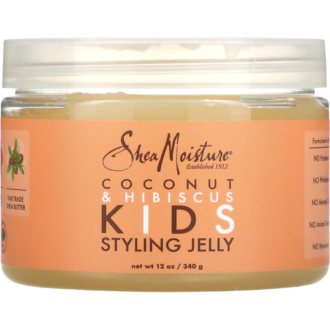 SheaMoisture, Kinder Styling Gel, Kokosnoot en Hibiscus, 12 oz (340 g) beige
