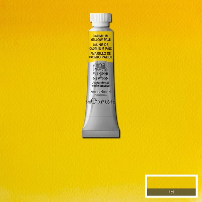 W&N Professional  Aquarelverf 5ml | Cadmium Yellow Pale