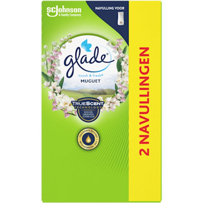 Glade Touch & Fresh Muguet twee navullingen 12 x 10ML