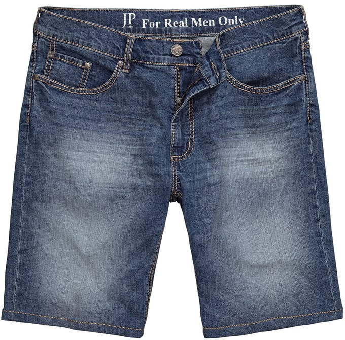 JP 1880 - Heren - Bermuda 5-pocket - Blauw denim - Maat 60